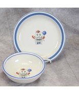 Oneida Humpty Dumpty Child Plate and Bowl Set 1994 Lot of 2 - $12.73