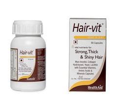 Healthaid  Hair-Vit one a day 90 capsules  for strong thick & shiny hair +FREE S - $47.29