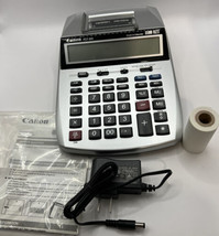 CANON P27-DH 12 Digit 2 Color Tax  Calculator Clock &amp; Printer - £11.48 GBP