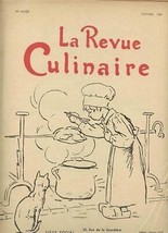 La Revue Culinaire October 1956 Paris France Culinary Magazine Recipes R... - $17.82