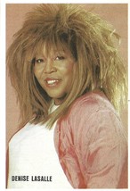 ⭕VTG card pocket calendar 1986 DENISE LASALLE Portugal group music singer - $73.65 MXN