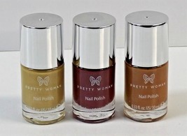 3 Pretty Woman Nail Polish: Sweeter Than Honey, Put A Cork in It, Oh My Gourd! - £10.22 GBP