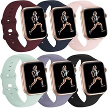 Sport Bands Silicone Compatible with Apple Watch Band 42mm 44mm,Replacem... - £12.16 GBP