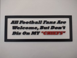 Kansas City Chiefs Fan Sign, approx. 9.5&quot; x 3.5&quot; - $372.37 MXN