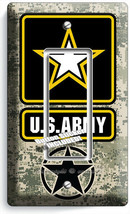 US ARMY STAR DIGITAL PIXEL CAMO 1 GFCI LIGHT SWITCH PLATE ROOM ART VETER... - $10.22