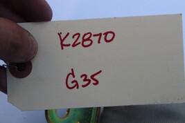 2003-2004 INFINITI G35 SEDAN REAR L/R SEAT BELT BUCKLE K2870 image 9