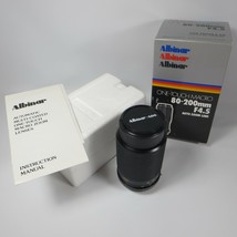 Japan Albinar Auto Zoom Lens 80-200mm for Pentax KR MINT with documentation - £19.77 GBP