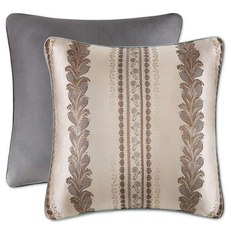 J. Queen New York Crystal Palace Euro European Sham in Taupe Beige - $48.88