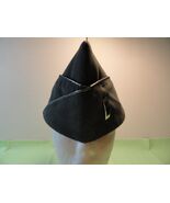 VINTAGE FLIGHT ACE PILOT AVIATOR ARMY GARRISON GREEN CAP HAT 6 3/4 W/ SI... - €27,38 EUR