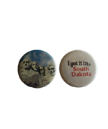 2x Vintage Button Pinback Mount Rushmore -  I Got it in South Dakota- Mo... - $177.59 MXN