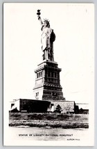 Statue of Liberty National Monument 1949 To Norway Maine Real Photo Postcard A44 - £3.95 GBP