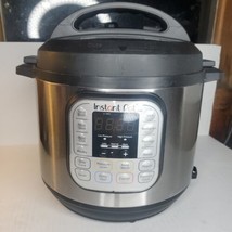 INSTANT POT IP-DUO60 V3 7in1 Programmable Pressure Cooker 6qt Silver &amp; Black - £38.10 GBP