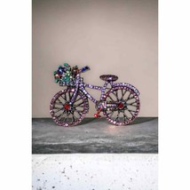 Exquisite~Unique! Multi-colored rhinestone bicycle brooch - £37.84 GBP