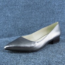 Cole Haan  Women Flat Shoes Silver Leather Slip On Size 7 Medium - £23.52 GBP