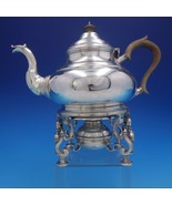 Estate Period English Sterling Silver Kettle with Wood Handle on Stand (... - $65,283.54 MXN