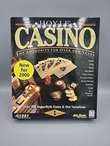 Hoyle Casino SIERRA Big Box Software  2000 Vintage Box Game &amp; Manual - £7.25 GBP