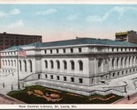 New Central Library St. Louis MO Postcard PC561 - £3.97 GBP