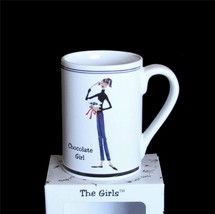 &quot;THE GIRLS&quot; Chic Fashion Telephone Chocolate Diva Girl Tall 12 Oz Mug NI... - $12.99