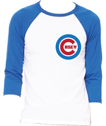 Casey Opitz Chicago Cubs Inspired Raglan Jersey T-Shirt - £21.22 GBP+