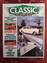 Rare Classic Sportscar November 1984 Silver Cloud Rolls Royce Porsche De Soto - £12.94 GBP