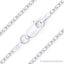 Coreana 2mm Mirror Link Italian Chain Necklace Solid .925 Italy Sterling Silver - £20.55 GBP+