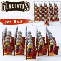 21Pcs/set Medieval Roman Legion The Rome Army Soldiers Minifigures Toys - £26.43 GBP