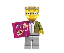 Minifigure Custom Toy Waylon Smithers The Simpsons Cartoon - $7.08