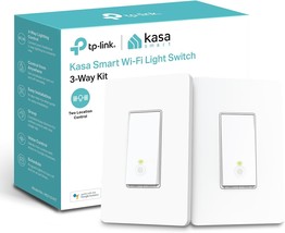 3 Way Switch HS210 KIT Needs Neutral Wire 2.4GHz Wi Fi Light Switch works with A - £52.08 GBP