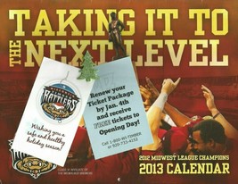 2013 WISCONSIN TIMBER RATTLERS 2013 FULL SIZE CALENDAR-14 PAGES - £7.45 GBP