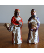 Lot 2x Vtg Nativity Christmas Shepherd Hard Plastic Figure Wisemen Wise ... - $301.72 MXN