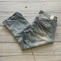 Maurices Cropped Jeans, Size 5/6, Denim, Light Wash, Low Rise, Cotton Blend - £11.94 GBP