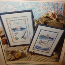 Songs of the Sea Cross Stitch Leaflet Book Color Charts 1992 Whales Dolphins - $10.99