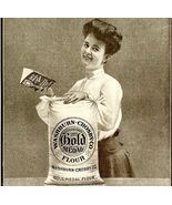 1904 Gold Medal Flour Advertisement Antique Ephemera Good Bread 7.25 x 4... - $28.01 CAD
