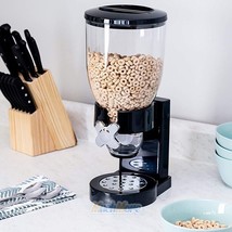 3.5L Dry Food Dispenser Countertop Airtight Cereal Snack Candy Storage Container - £46.46 GBP