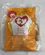 Teenie Beanie Baby 1998 McDonalds Happy Meal Toy #2 Bongo w/ 1993 tag Se... - £7.38 GBP