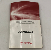 2009 Toyota Corolla Owners Manual Handbook OEM G02B21080 - $40.49