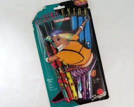 Scripto Academic UNION 6 Ballpoint Pens Vintage 1993 Bill Mayer Art NOS - $180.80 MXN