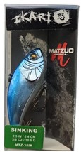 Matzuo MTZ-38IK-CHB Ikari Shad 3/8 oz. Color Chrome Blue Sinking 2.5 &quot; - $7.92