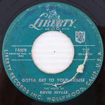 David Seville – Gotta Get To Your House / Camel Rock - 1957 45rpm Record... - $8.88