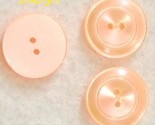 Vintage fluorescent orange 2 hole plastic buttons thumb155 crop