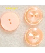 Vintage Fluorescent Orange 2 Hole Plastic Buttons - $2.73 CAD