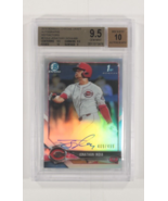 2018 Bowman Chrome Draft Autografi Refr. Jonathan India BGS 9.5 Gem Mt #... - $6,776.87 MXN