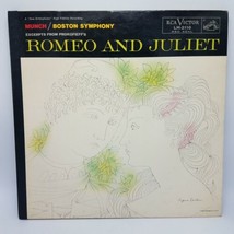 Prokofieff&#39;s Romeo And Juliet Charles Munch Boston Symphony Rca LM-2110 VG+/VG+ - £11.00 GBP
