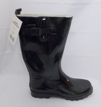 Misty Mountain Rain Boots Rubber Technical Performance Black size 8 - £25.90 GBP