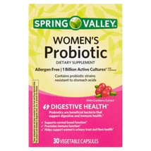 Spring Valley Women&#39;s Probiotic Vegetable Capsules, 30 count..+ - $25.73