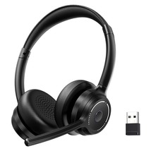 Bluetooth Headset, Wireless Headset With Noise Cancelling Microphone For Work, O - £72.36 GBP