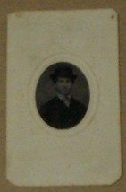 Nice Vintage Tin Type Cabinet Card Photograph, 1880s, Very Good Condition - £7.74 GBP