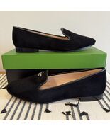NIB Kate Spade New York Claudia Suede Black Loafers Flats Size 9.5 K4075... - $1,639.12 MXN