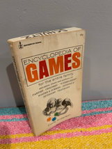 Encyclopedia of Games Book-D Anderson-for the Entire Family Paperback 1985 - $4.95