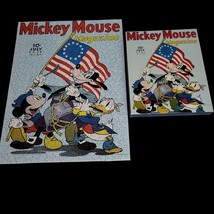 Springbok Spirit of &#39;76 Vintage Jigsaw Puzzle 480+pc Mickey Mouse Donald Goofy - £31.21 GBP